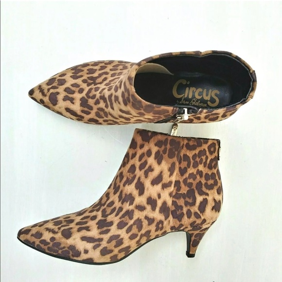 NIB Circus by Sam Edelman Womens Kirby Pointed Toe Ankle, Brown/Black, Size 7.0 - Picture 3 of 12